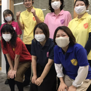 イベントでの社員集合写真